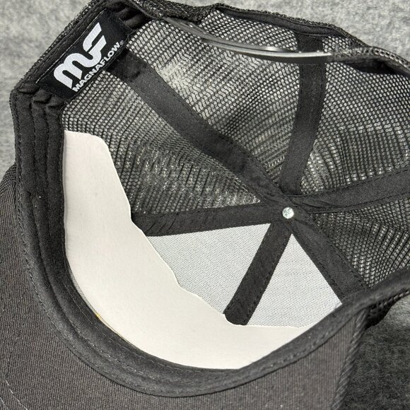 MagnaFlow Trucker Hat - Logo Snapback Black - Mesh Back - New Magna Flow Cap - Picture 4 of 4